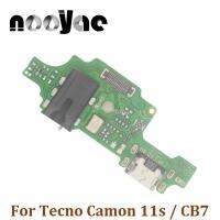 สําหรับ Tecno Camon 11s / CB7 USB Dock Charger Port Plug หูฟัง Audio Jack ไมโครโฟน MIC Flex Cable Charging Board