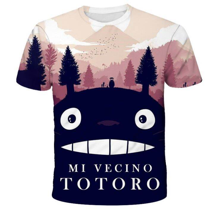 ใหม่ตลกฤดูร้อนคลาสสิก-totoro-การ์ตูน-3d-พิมพ์เสื้อยืดผู้ชายน่ารักสบายๆ-kawaii-การ์ตูนเด็ก-harajuku-t-เสื้อแขนสั้น