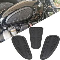 Universal Retro Motorcycle Anti slip Tank Pad Side Gas Knee Grip Traction Pads Protector Sticker For Triumph Harley Honda Yamaha