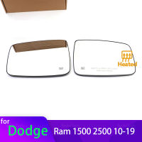 กระจกมองหลังกระจกมองหลังกระจกมองข้างอุ่นกระจกมองข้างสำหรับ Dodge Ram 1500 2500 2010-2019อุปกรณ์เสริม