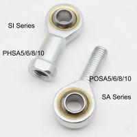 5mm/6mm/8mm/10mm/12mm/16mm/18mm/20mm/22mm/25mm ชาย/หญิง SA SI T/K POSA8 PHSA8 Ball Joint เมตริกเกลียว Rod End Bearing-sdhdfreydf