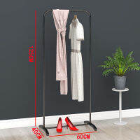 Single Rod Drying Rack Spray Paint Metal Coat Hanger Floor Household Clothing Organizer Stand Holder Durable Stable Coat Rack