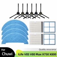 【LZ】 Para ilife chuwi v8 v8s plus x750 x800 x785 v80 max escova lateral filtro hepa mop peças acessórios robô aspirador de pó peças