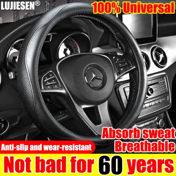 New Luxury Linen Material Car Headrest Pillow Unisex Breathable Auto Neck  Rest Headrest Cushion Pillows Steering Wheel Cover