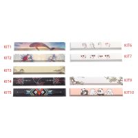 6.25u PBT Space Bar Kawaii Cute Cartoon Spacebar Keycap Five Side Dye Sublimation Cherry Mx Switch for Mechanical Keyboard