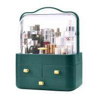 Fashion Makeup Organizer Large Capacity Waterproof and Dustproof Bathroom Cosmetic Storage Box Desktop Beauty Storage Drawer