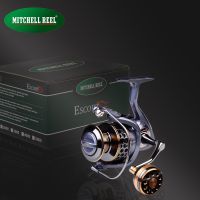 ZZOOI MITCHELL REEL Spinning Fishing Reel 5.1:1-5.2:1 Gear Ratio Highstrength Plastic Reel Body Metal Anti-Slip Wheel Grip Pesca