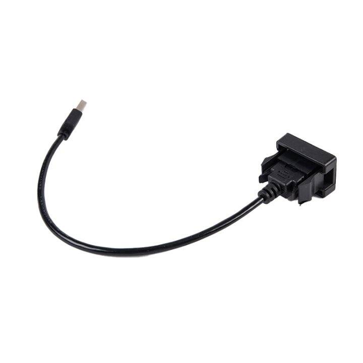 hot-car-dashboard-mount-usb-port-panel-male-to-female-plastic-extension-cable-vigo-rav4