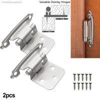 ♟♝ 2pcs Cabinet Hinge Lot Kitchen Hinges Overlay Self Closing Face Mount Cupboard Door Hinge For Traditional Kitchen Bath Cabin