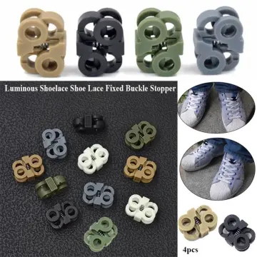10pcs Mental Cord Lock Clamp Toggle Clip Stopper Buckles for