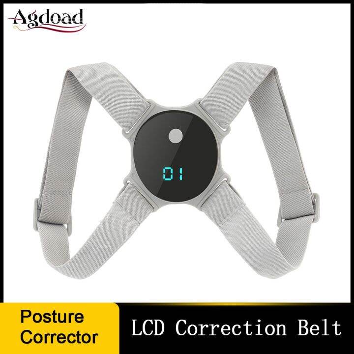 LCD Smart Correction Belt Sensor Orthosis Invisible Reminder Adult