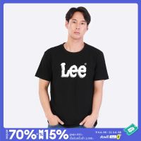 เสื้อเลือกตั้ง LEE เสื้อยืดแขนสั้นผู้ชาย ทรง REGULAR รุ่น LE S523MTSSF08 สีดำ S-5XL