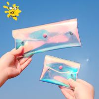 Transparent Laser Sun Glasses Soft Case Glass Spectacle Cosmetic Protection Sunglasses Box For Travel Eyewear Accessories Bags