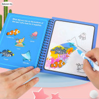 Babycare ของเล่นหนังสือการวาดภาพสีน้ำใต้น้ำโลก/ไดโนเสาร์สมุดระบายสีน้ำสำหรับการพัฒนาทักษะการดูแลเด็ก