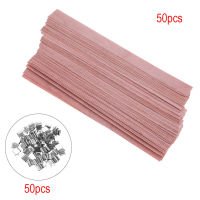 50Pcs Candle Wood Wick for Candles Wax Form for Candle Making Supplies 1312.58Mm DIY Candles Making Wood Wicks