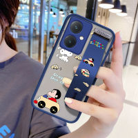 Diorcase สำหรับ Vivo Y27 (พร้อมสายรัดข้อมือ) กันกระแทกด้านหลังการ์ตูนอะนิเมะมารูโกะดินสอ Shinchan เคสเคสใส่โทรศัพท์ขอบนิ่มปกป้องเลนส์เต็มรูปแบบฝาครอบโทรศัพท์บางเฉียบ