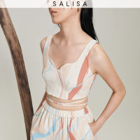 SALISA - BRALETTE Print Ruched Back Top