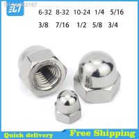 ✘ Acorn Cap Nut Covers Hex Decorative Dome Blind Nut 304 Stainless Steel 6-32 8-32 10-24 1/4 5/16 3/8 7/16 1/2 5/8 3/4