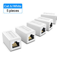 Vention Cat6ขั้วต่อ FTP Cat6/5e อะแดปเตอร์อีเทอร์เน็ต8P 8C กล่องขยายสัญญาณสายต่อขยายสำหรับสายเคเบิลอีเทอร์เน็ตสายอะแดปเตอร์เชื่อมต่อ RJ45