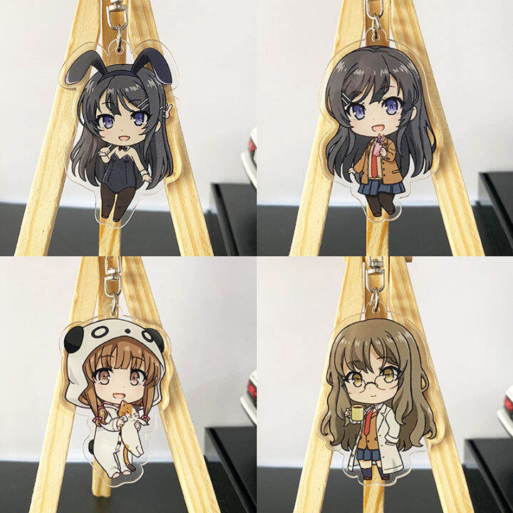 fashion-sakurajima-mai-key-chain-japan-anime-rascal-does-not-dream-of-bunny-girl-acrylic-keychain-bag-charm-decoration-trinkets