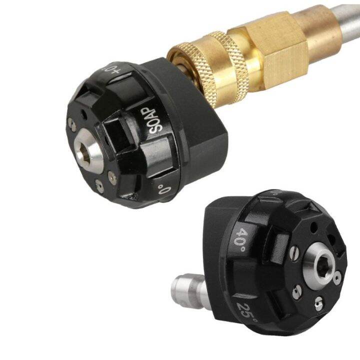Pressure Washer Nozzle Tips 6 in 1 Changeover 1/4 Inch Quick Connect