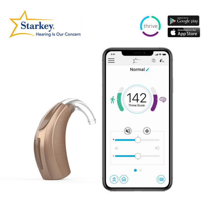 Starkey Livio Ai 1000 Severe Deafness Hearing Aids 10 Channel