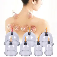 ♈ 30-78MM Vacuum Bell Cupping Massage Cup Jar Can Physiotherapy Equipment Anti-Cellulite Suction Cups Body Massager Healthy Care