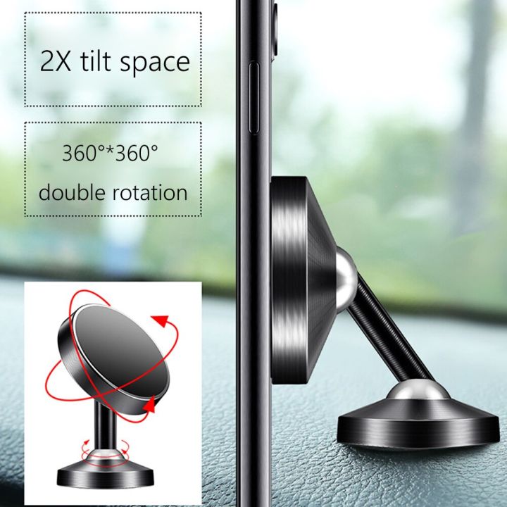 magnetic-mobile-cellphone-mount-360-rotatable-universal-car-phone-bracket-anti-slip-aluminum-alloy-for-iphone-14-13-12-pro-max-adhesives-tape