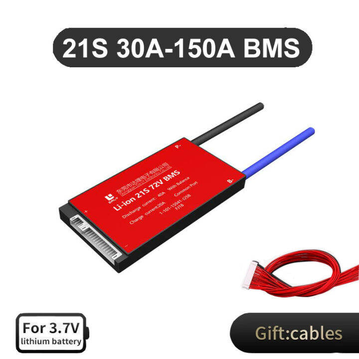 Daly BMS Li-ion BMS 21S 72V 30A 40A 50A 60A 80A 100A 120A 150A Lithium ...