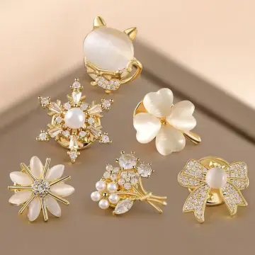 Shop Flower Brooch Pin Women Dress with great discounts and prices online -  Jan 2024