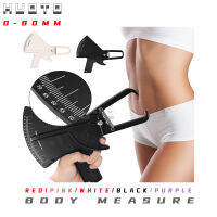 สีดำสีแดง SLIM GUIDE SKINFOLD BODY FAT CALIPER พร้อมเปอร์เซ็นต์การวัดร่างกายด้วยตนเอง2ชิ้นล็อต