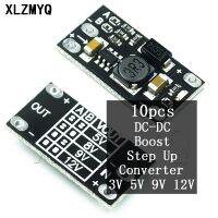 10ชิ้นมินิ DC-DC บูสต์ตัวแปลงขึ้น3V 3.2V 3.3V 3.7V 5V 9V ถึง12V ตัวควบคุมโมดูลบอร์ด PCB บูสต์บอร์ดของตกแต่งงานปาร์ตี้