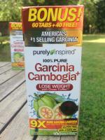 สารสกัดจากผลส้มแขก + เมล็ดกาแฟสด Garcinia Cambogia+ 100 Easy-To-Swallow Veggie Tablets (Purely Inspired®) HCA 50%