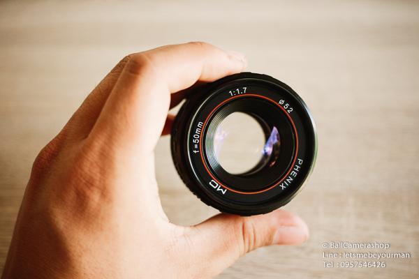 ขายเลนส์มือหมุน-phenix-50mm-f1-7-ของใหม่มือหนึ่งไม่เคยเเกะใช้งาน-สำหรับใส่กล้อง-olympus-panasonic-mirrorless-ได้ทุกรุ่น