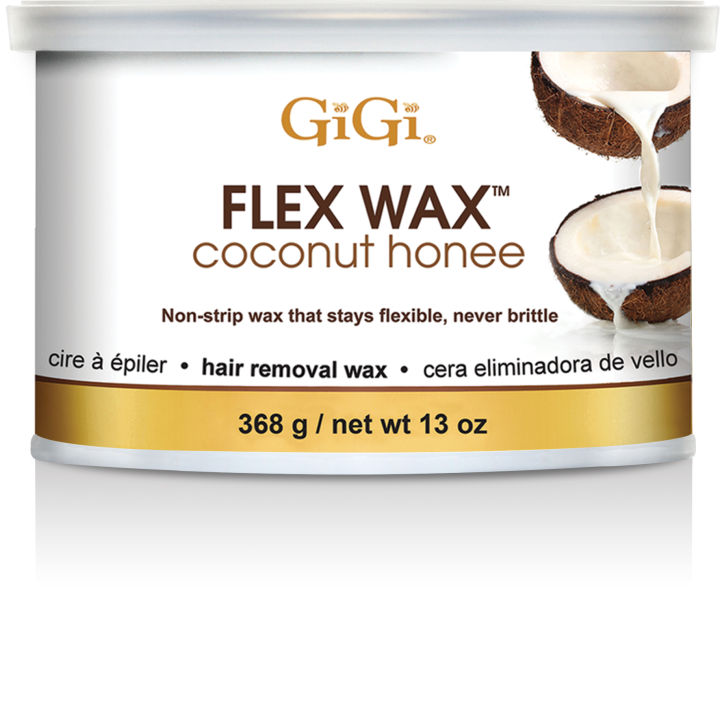 ของแท้! GiGi Flex Coconut Honee Hard Wax เฟล็กซ์ โคโคนัท ฮันนี่ ฮาร์ด แว็กซ์ เหมาะกับผิวแห้ง (แว็กสำหรับมืออาชีพ)