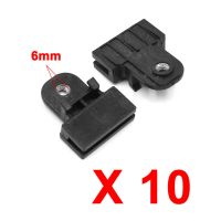 X Autohaux 10/20Pcs Black Universal Window Glass Channel Support Holder Clips 40 x 5mm Slot 5mm Width Slot Window Channel Clips