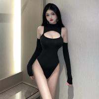 Bad Little Meow Japanese Cute Shiku Water Jumpsuit Sexy Casual Swimsuit Womens Solid Color Gym Suit Internet Celebrity Same Style