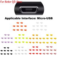 10PCS/Set Silicone Micro USB Interface Dust Plug Port Dust Plug Charging Port Micro USB Plug Protection Dust Tool