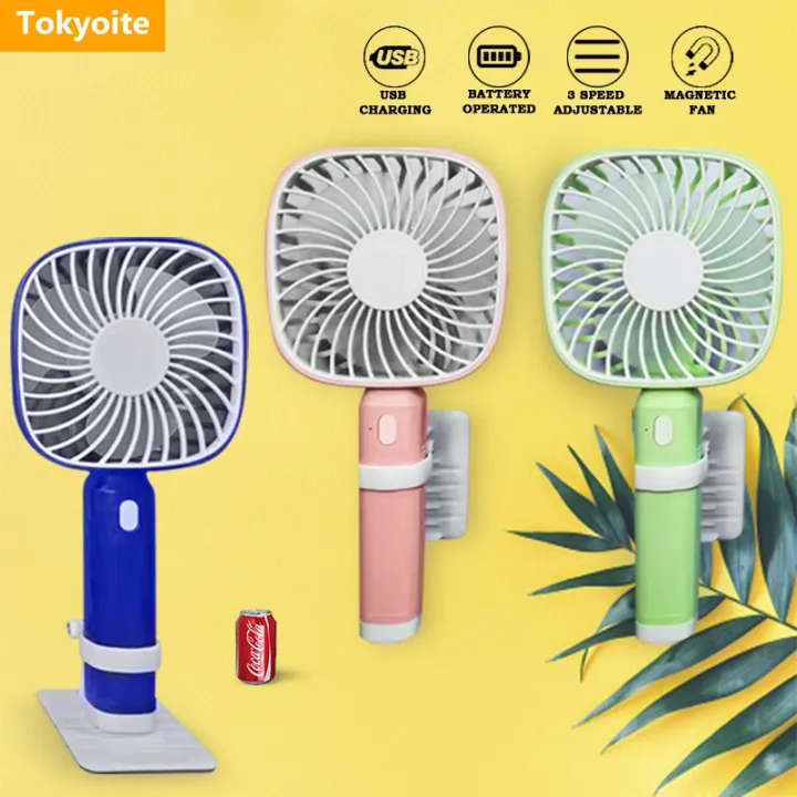 【Ready Stock】 USB Fan Mini Fan HandHeld Rechargeable Portable