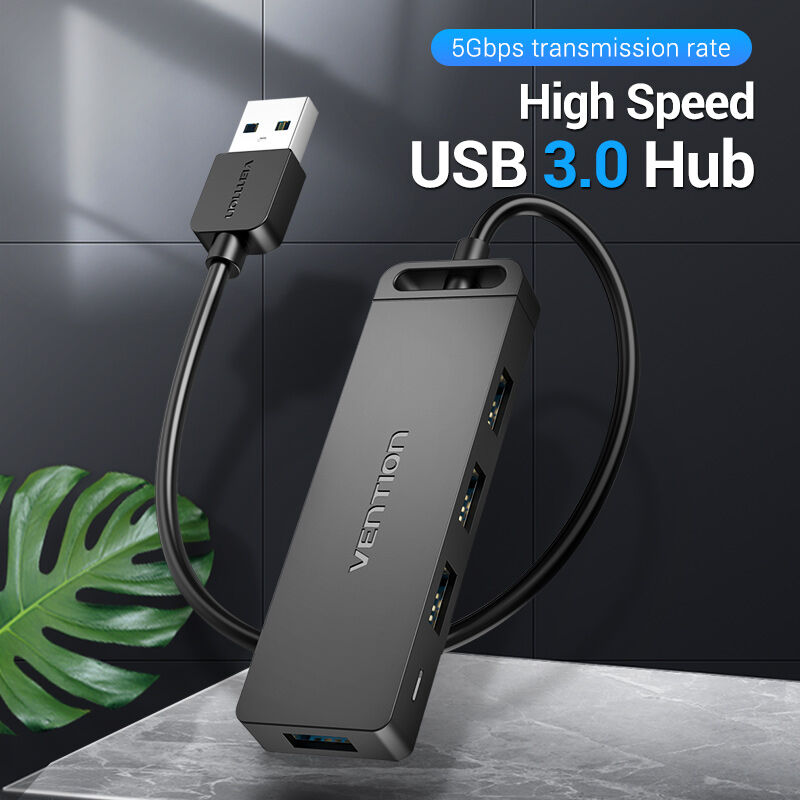 Vention Usb 3.0集线器5端口Penyesuai Mikro Usb Kuasa Pelbagai Usb 3.0拆分器Berkelajuan Tinggi Otg untuk Macbook Pc计算机Riba Akesori计算机适配器Usb Hab Usb 3.0适配器Usb端口多集线器