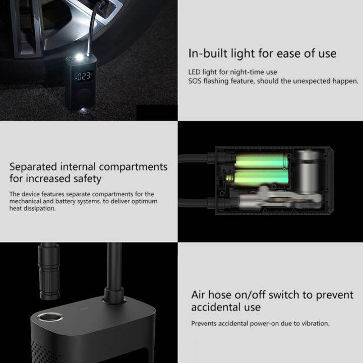 xiaomi-mi-portable-electric-air-pump-1s-เครื่องปั๊มลมไฟฟ้า-เติมลม-เครื่องสูบลมไฟฟ้า-inflatable-treasure