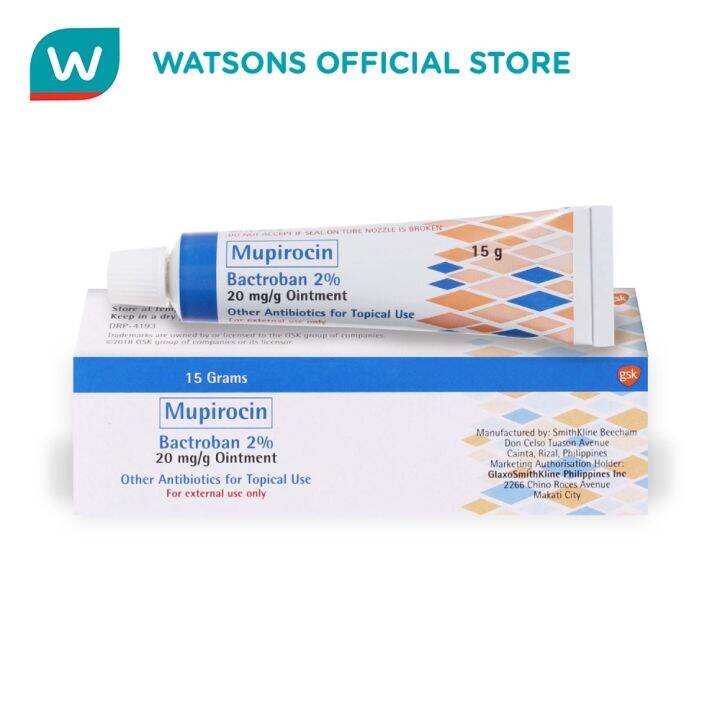 BACTROBAN 2 Mupirocin 20mg/g Ointment 15g Lazada PH