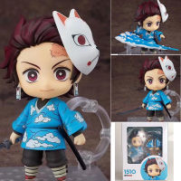 อะนิเมะ Nendoroid GSC Demon Slayer รูป1510 Tanjirou Action Figure Kimetsu ไม่มี Yaiba สะสมสำหรับเด็กของเล่นคริสต์มาสของขวัญ