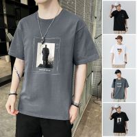 Mens short sleeve T-shirt summer plus mast yards fat comfortable tux thin cotton t half sleeve blouse ice summer --ntx230801❍