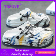TRSOYE 2022 Thời Trang Unisex Dép Lỗ Giày Dép Xu Hướng Hàn Quốc Giày Bãi