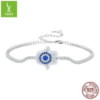 [COD] Cross-border supply of goods s925 silver hand bracelet European and fashion diamond opal palm