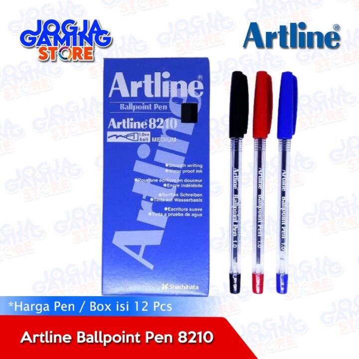 ARTLINE Ballpoint Pen EK8210 Bolpen Art Line ( 1 Box isi 12 Pcs