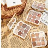 NOVO5645 NOVO SOFT EYES TOAST EYESHADOWS PALETTE โนโว อายแชโดว์ 9 สี