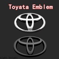 Hot New Toyota logo emblem matte black Front Emblem behind  Badge Fit for Toyota CROWN REIZ PRIUS COROLLA VIOS LANDCRUISER PRADO highlander PREVIA Camry  Yaris Avanza sienta hiace commuter innova Fortuner zhi