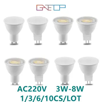 1-10PCS Led Spotlight GU10 3W 5W 6W 7W 38 Degree Lighting Bulb 220V Indoor  Lighting